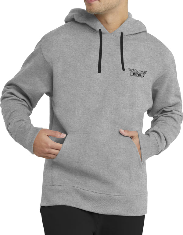 mens hooded sweatshirt-grey