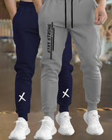 Men Trackpant Combo (Pack Of 2) - Dark Navy & Grey Trackpants