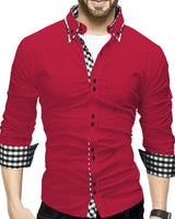 Men Regular Fit Solid Casual Shirt