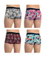 (Pack Of 4) Mens Printed Trunks For / Multicolor