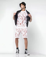 Men Printed White Believer  Co-ords Sets