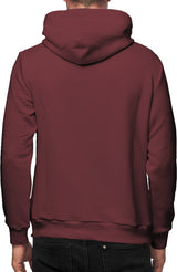 mens maroon hooded sweatshirt