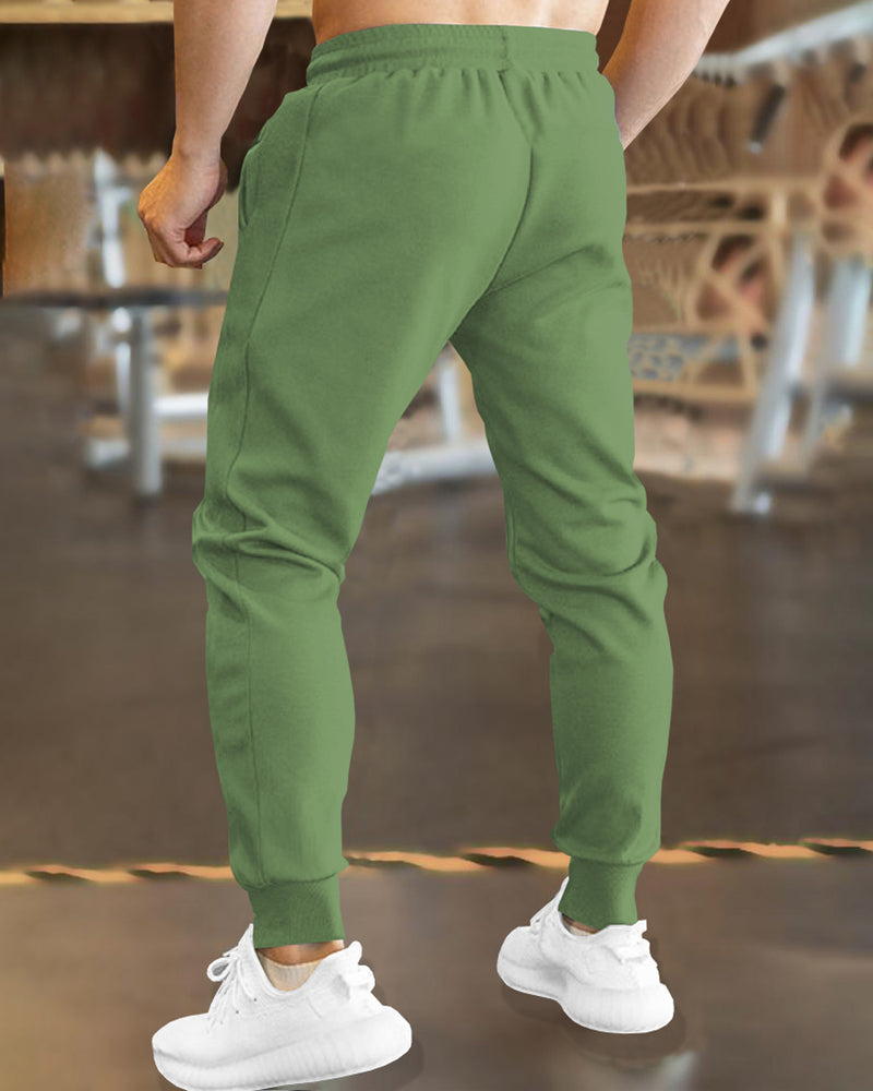 Pale green joggers sale