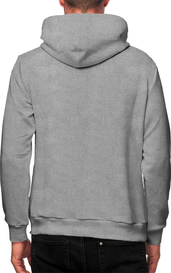 mens hooded sweatshirt-grey