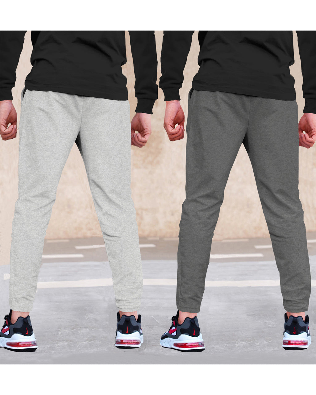 Shop Grey Sports Track pants Combo For Men Online at Best Price TRIPR