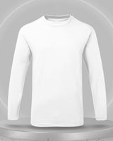Solid Men Round Neck Full Sleeve T-Shirts