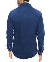 Indigo Blue Denim Casual Fit Shirt
