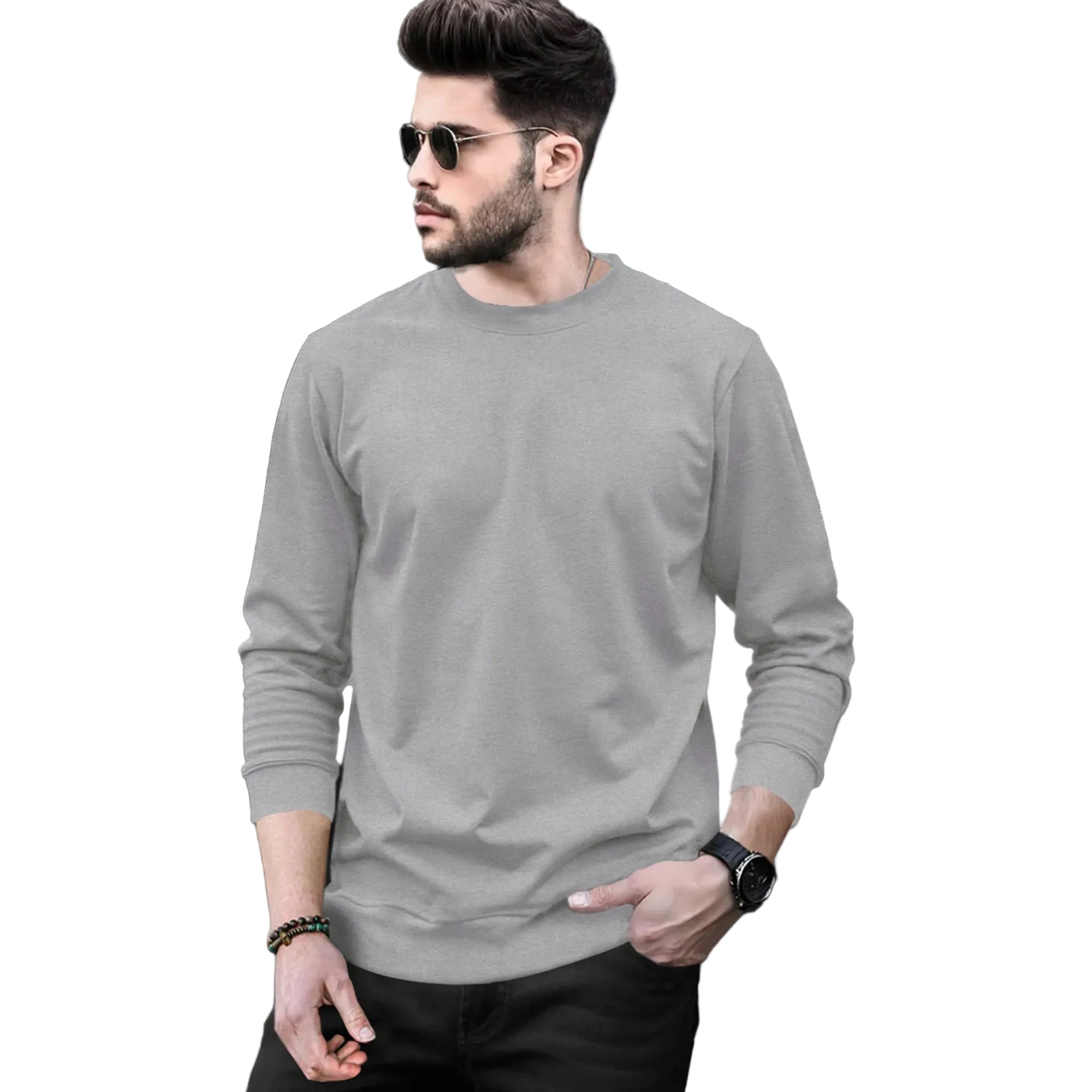 Men Grey T-shirts