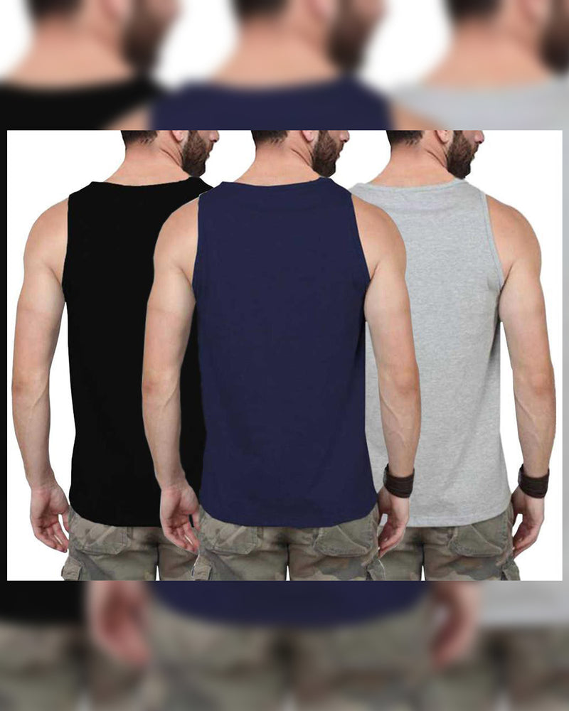 Men Vest  (Pack of 3)