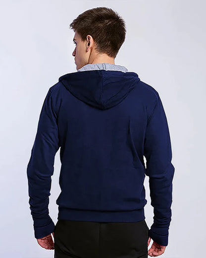 Travel Hoodie | Full Sleeve Navy Blue