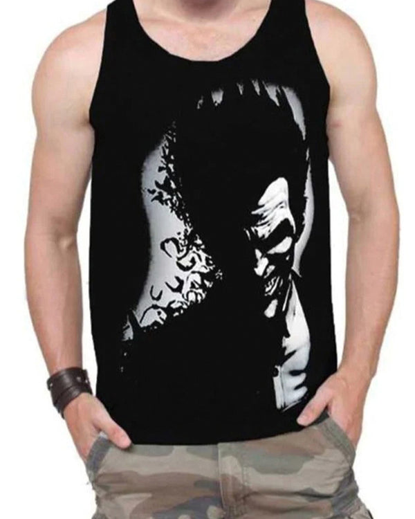 Men's Printed Tank Top Joker vest