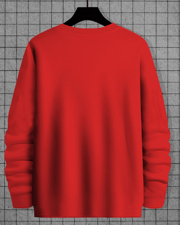 Marshmallow Full Sleeve Red Colour T-Shirt