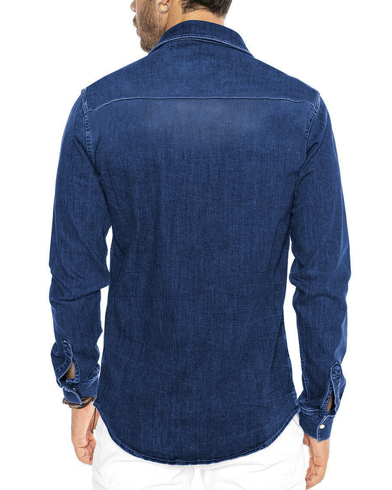 Big Western Shirt (Washed Blue) – CHERRY LA