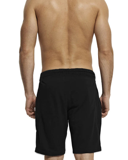 Men Black Printed Regular Shorts