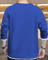 Men Full Sleeve Regular Fit T-shirt / Royal Blue