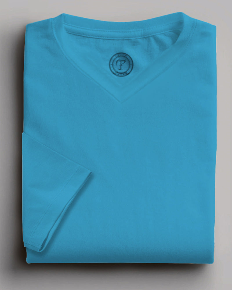 Solid Men V-Neck Full Sleeve T-Shirt – TRIPR