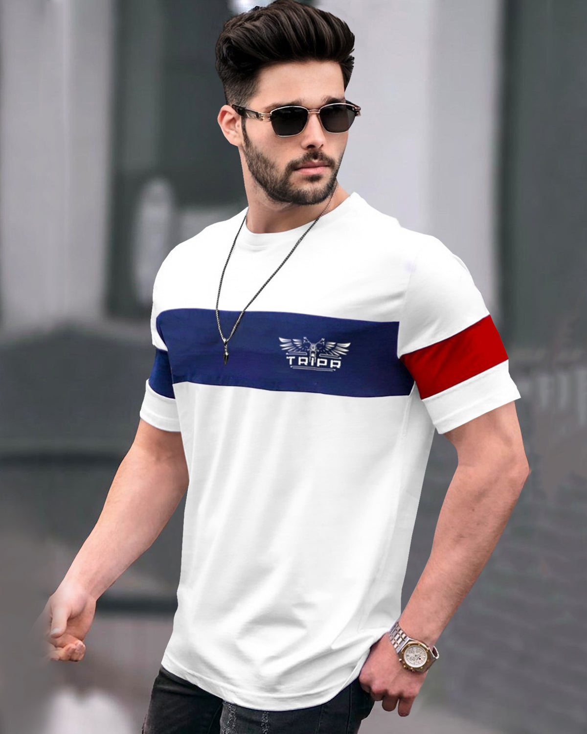 Buy White Printed TShirt For Men Wholesale Rate Online TRIPR