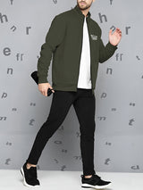 Men Casual Jacket - Olive Green