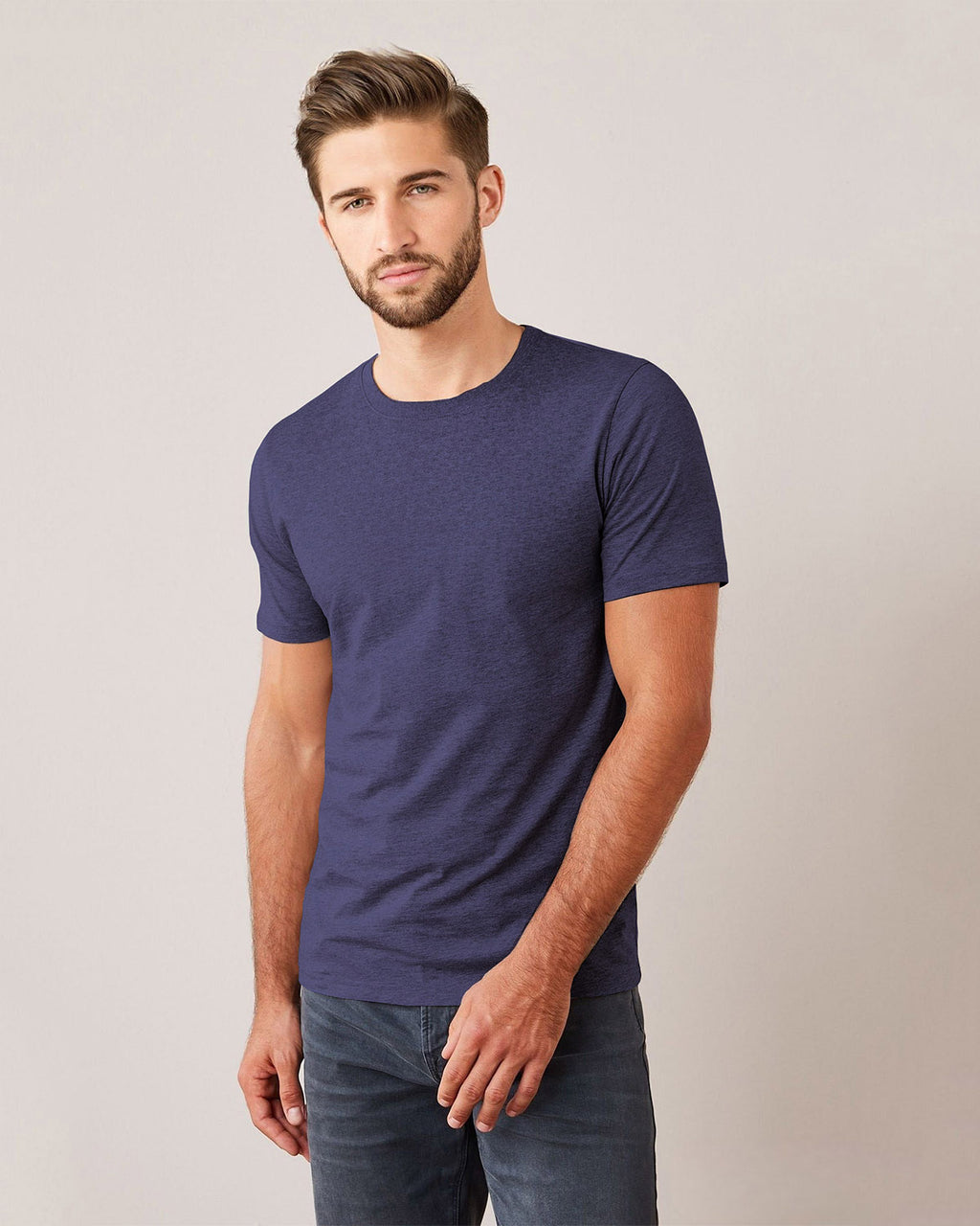 Purple Half Sleeves T-Shirt