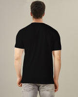 Solid Men V-Neck  Half  Sleeves T-Shirt