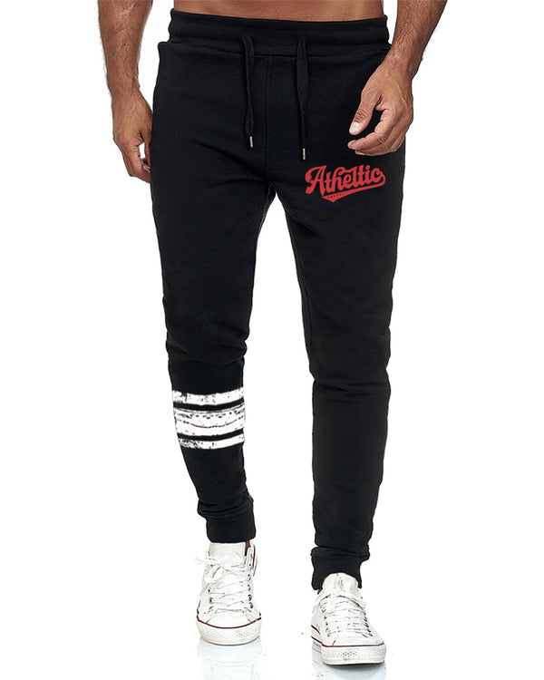 Men Printed Jogger / Black