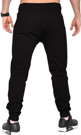 Men Printed Casual Jogger / Black