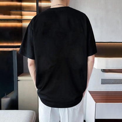 Men’s Oversized Graphic Printed T-Shirt Black