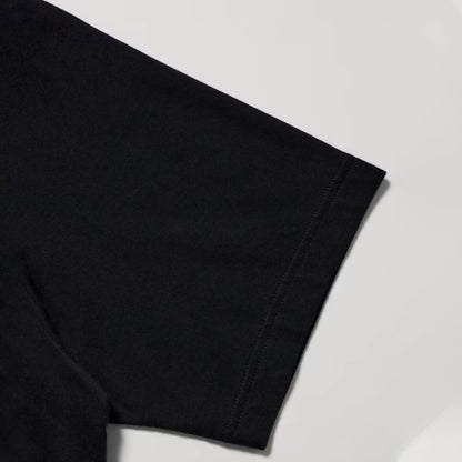 Men’s Oversized Graphic Printed T-Shirt Black