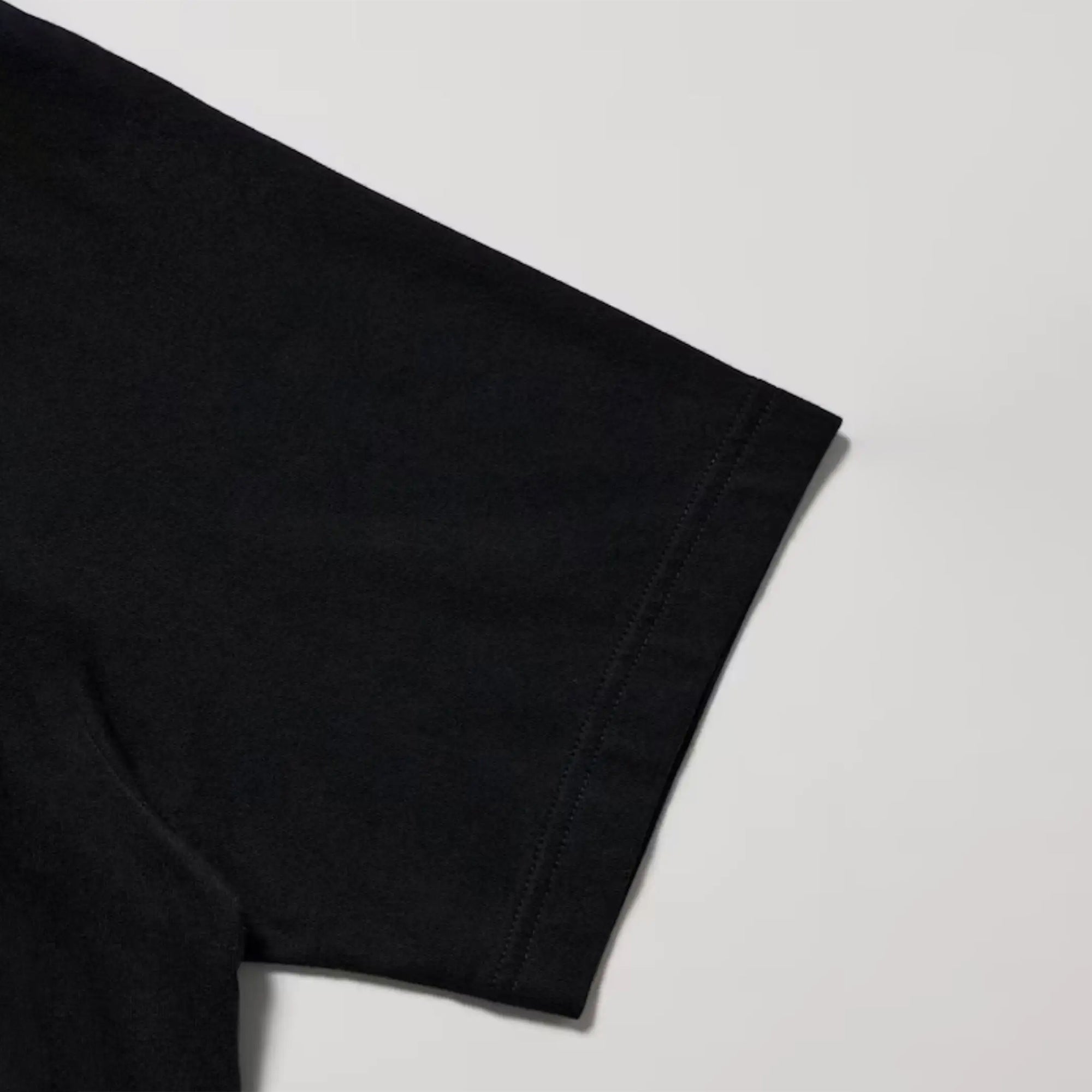 Mens Black 'HI' Graphic Printed Oversized T-Shirt Black