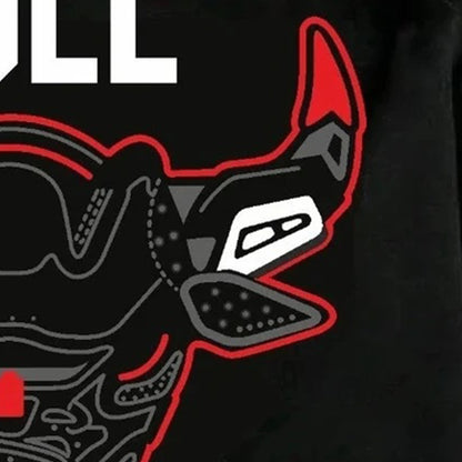 Men’s Oversized Graphic Design Back Printed T-Shirt Black