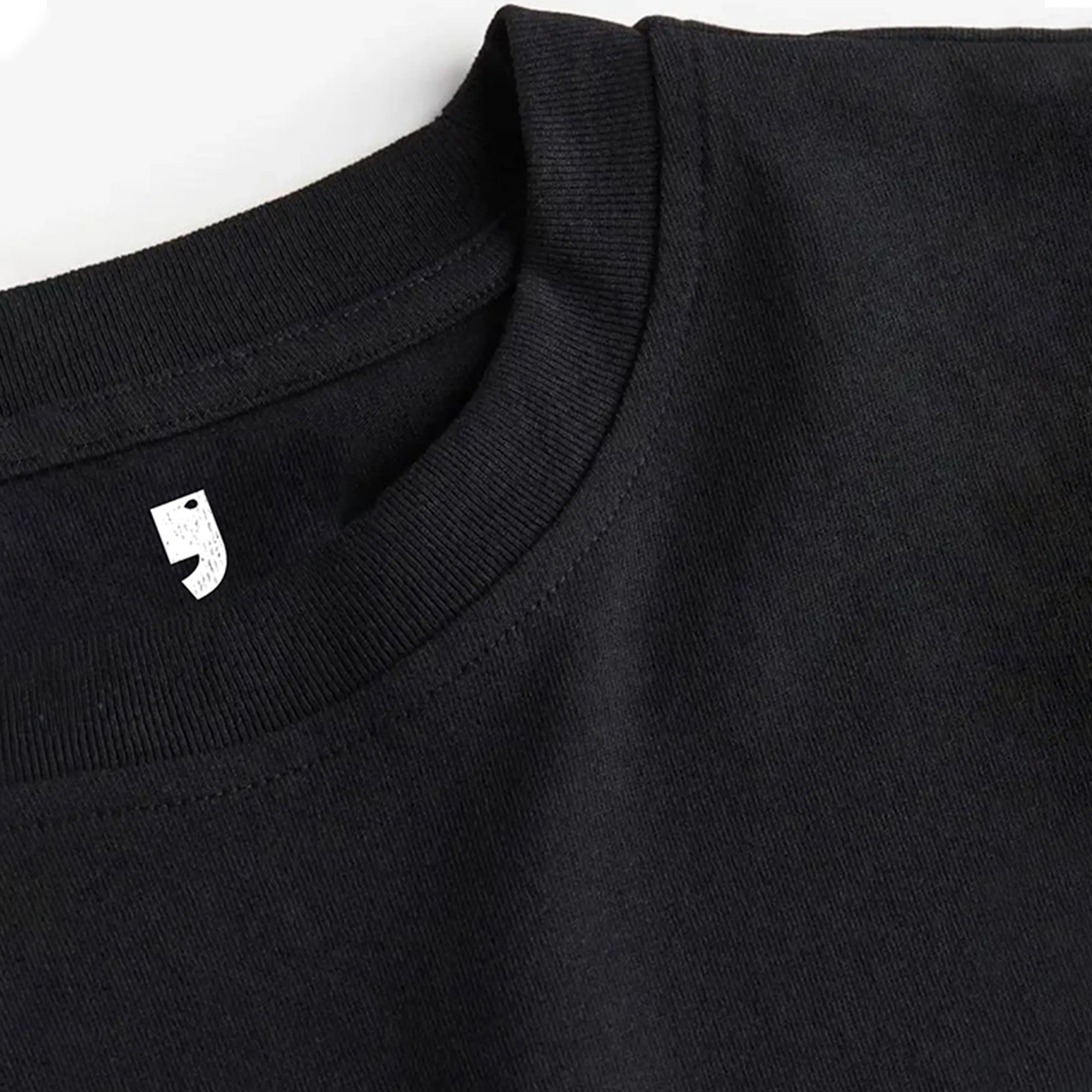 Men Oversized 'Los Angeles' Printed Tshirt Black