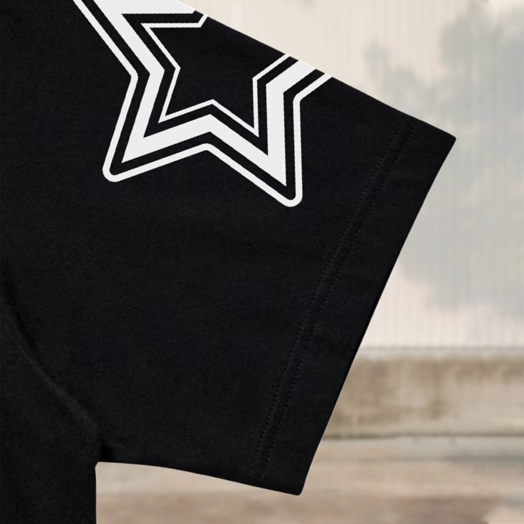 Men’s Oversized Graphic Printed T-Shirt Black