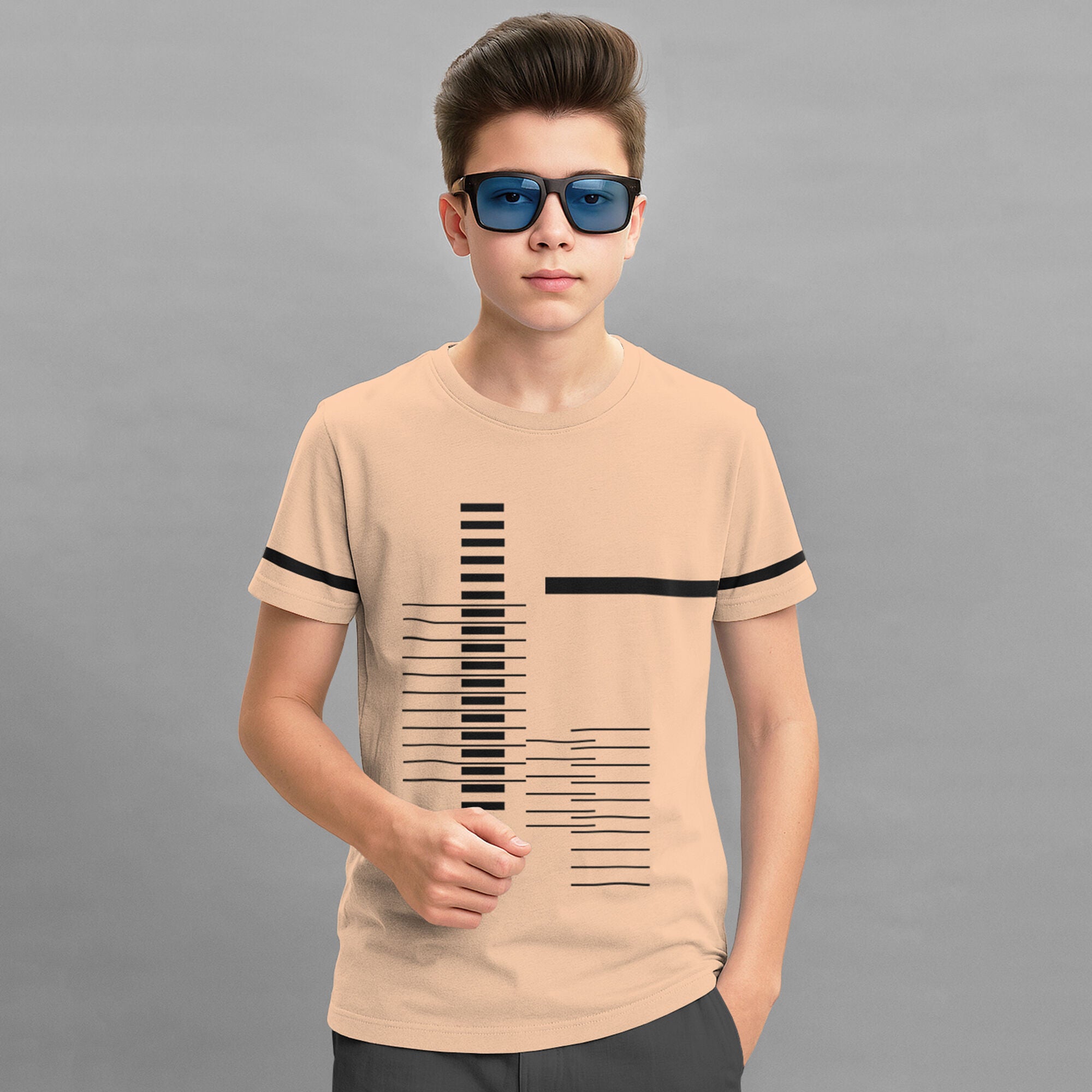 Boys Trendy Printed Half & Full Sleeve Tshirts - 17 Variants