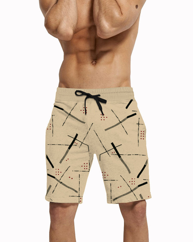 mens short-BEIGE