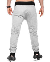 Men Printed Casual Jogger / Grey