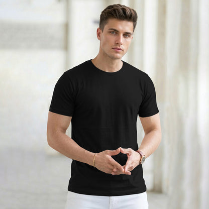 Round Neck Plain T-Shirts