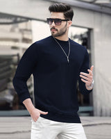 Mens Tracksuit - Full Sleeve Navy t-shirt / Navy Trackpant