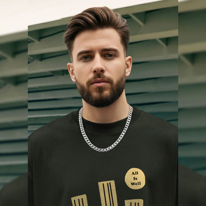 Mens Loose Fit Baggy T-shirt Olivegreen