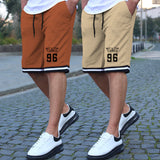 mens short-PACK OF 2-brown-beige