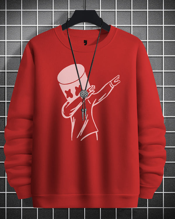 Marshmello Sweatshirt-Red