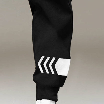Men Black Printed Cargo Jogger