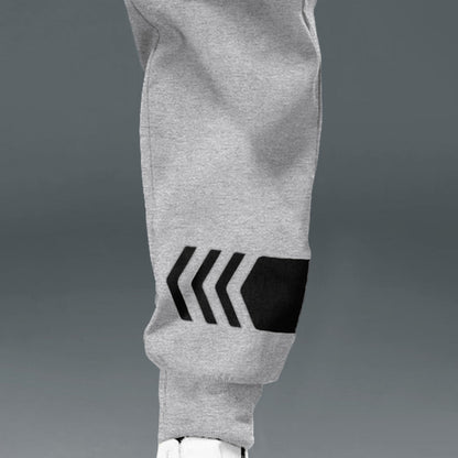 Men Grey Printed Cargo Jogger