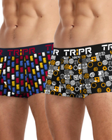 Men Trunks Combo Multicolor Printed - PACK OF 2