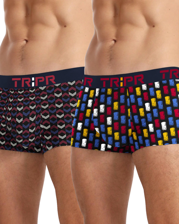 Combo Trunks - Multicolor Printed - PACK OF 2