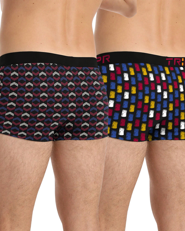 Combo Trunks - Multicolor Printed - PACK OF 2