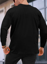 Men full sleeve Colorblock Round Neck T-Shirt