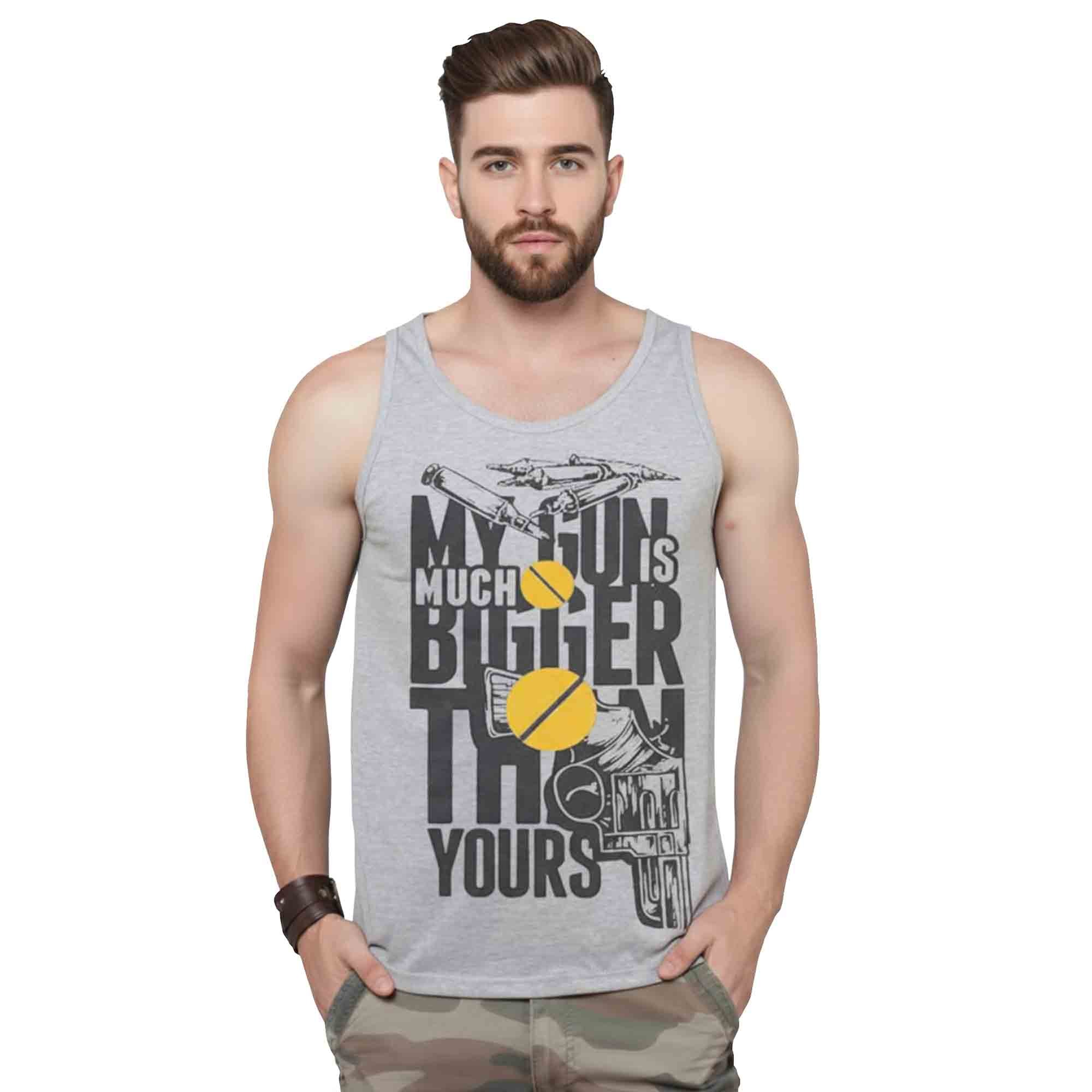 Men Sleeveless Printed Vest with 17 Variants