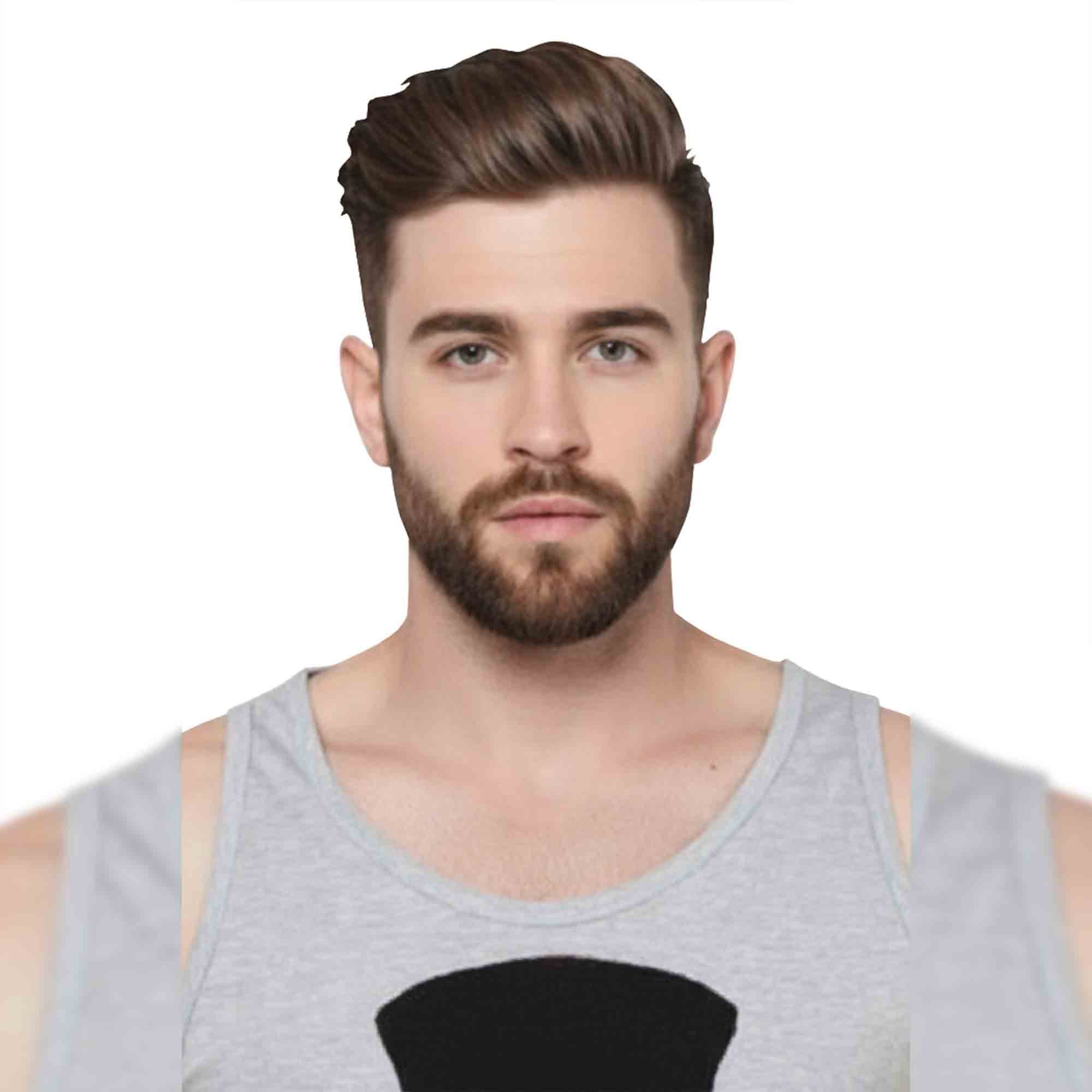Men Printed Grey Tank Top Vest