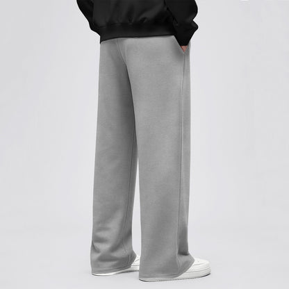 Plain Baggy Track Pant Grey