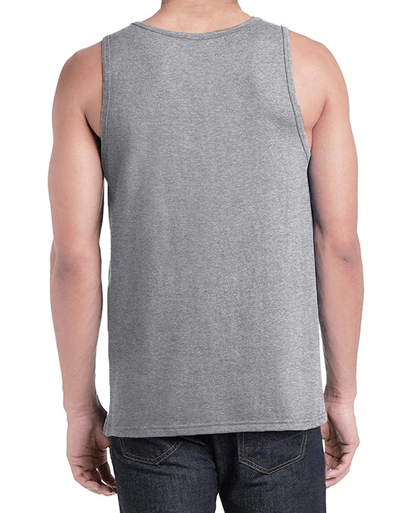 Men Sleeveless Abstract Printed Grey Vest